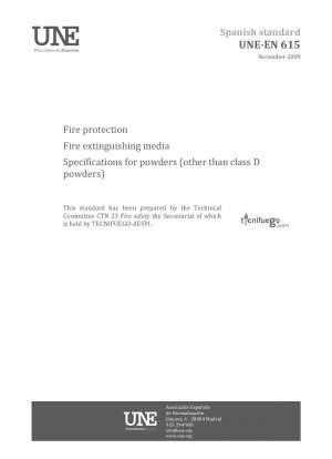 Brandschutz - Feuerlöschmittel - Spezifikationen für Pulver (außer Pulver der Klasse D)