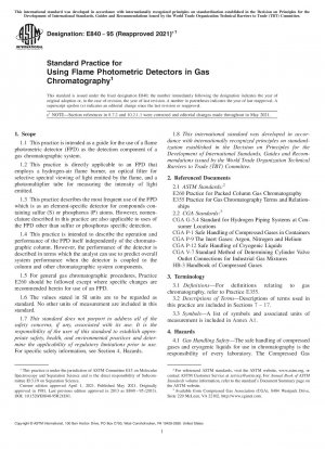 Standardpraxis für den Einsatz flammenphotometrischer Detektoren in der Gaschromatographie