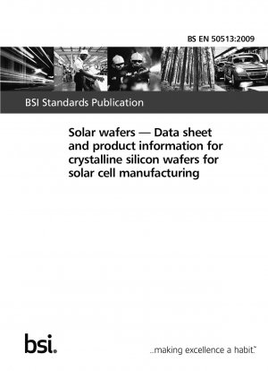 Solarwafer – Datenblatt und Produktinformationen für kristalline Siliziumwafer für die Solarzellenherstellung