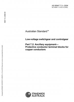 Niederspannungs-Schaltgeräte und -Schaltgeräte - Zusatzgeräte - Schutzleiterklemmen für Kupferleiter