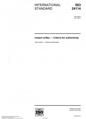 Instantkaffee – Kriterien für Authentizität