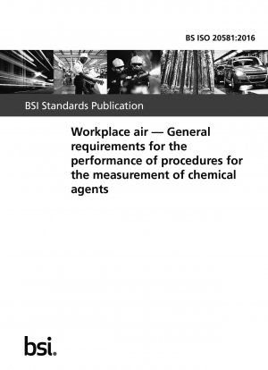 Luft am Arbeitsplatz. Allgemeine Anforderungen an die Durchführung von Verfahren zur Messung chemischer Arbeitsstoffe