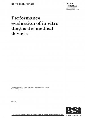 Leistungsbewertung von In-vitro-Diagnostika