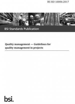 Qualitätsmanagement. Richtlinien für das Qualitätsmanagement in Projekten