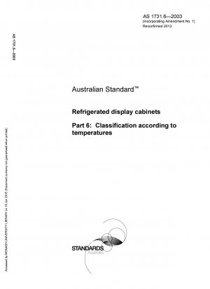 Kühlvitrinen nach Temperatur klassifiziert