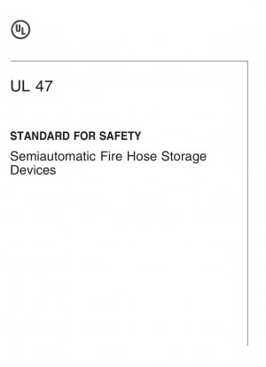 UL-Standard für halbautomatische Sicherheitsgeräte zur Aufbewahrung von Feuerlöschschläuchen
