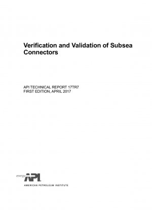 Verifizierung und Validierung von Unterwasser-Steckverbindern (ERSTE AUFLAGE)