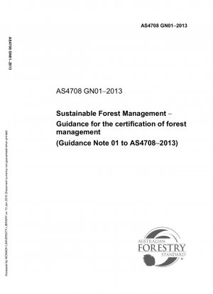 Wirtschaftliche, soziale, ökologische und kulturelle Standards und Anforderungen für eine nachhaltige Waldbewirtschaftung