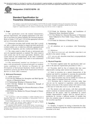 Standardspezifikation für Travertin-Dimensionsstein
