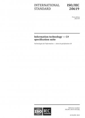 Informationstechnologie – C#-Spezifikationssuite