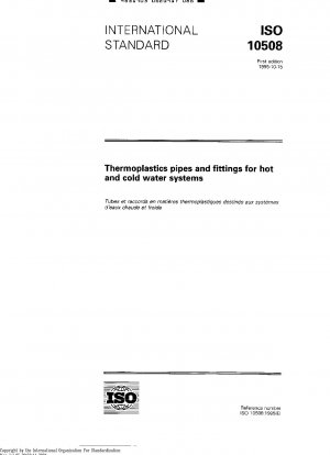 Thermoplastische Rohre und Formstücke für Warm- und Kaltwassersysteme