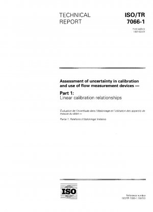 Bewertung der Unsicherheit bei der Kalibrierung und Verwendung von Durchflussmessgeräten – Teil 1: Lineare Kalibrierungsbeziehungen