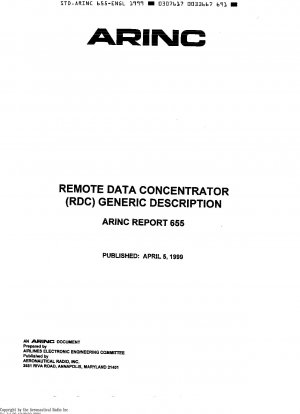 Allgemeine Beschreibung des Remote Data Concentrator (RDC).