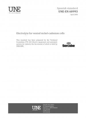 Elektrolyt für belüftete Nickel-Cadmium-Zellen