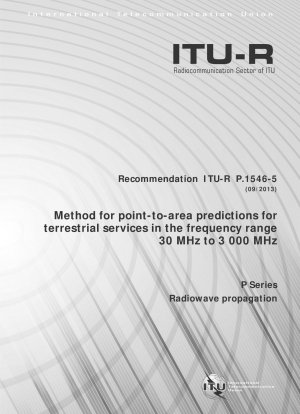 Verfahren zur punktuellen Vorhersage terrestrischer Dienste im Frequenzbereich 30 MHz bis 3.000 MHz