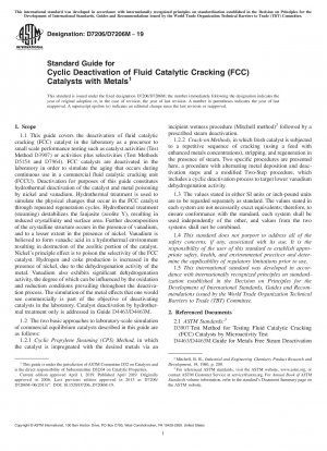 Standardhandbuch für die zyklische Deaktivierung von FCC-Katalysatoren (Fluid Catalytic Cracking) mit Metallen