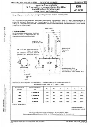 Horizontale Druckbehälter für Luftdruckerzeugungsstationen in elektrischen Schaltanlagen
