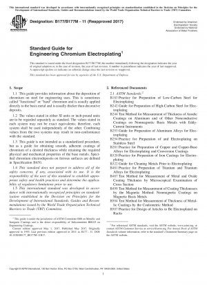 Standardhandbuch für die technische Chromgalvanisierung