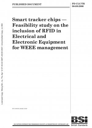Intelligente Tracker-Chips – Machbarkeitsstudie zur Integration von RFID in Elektro- und Elektronikgeräte für das WEEE-Management