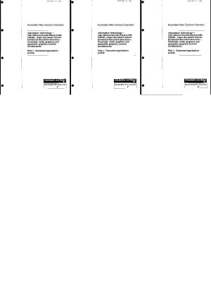 Informationstechnologie – International standardisiertes Profil FOD26 – Offenes Dokumentformat: Erweiterte Dokumentstruktur – Inhaltsarchitekturen für Zeichen, Rastergrafiken und geometrische Grafiken Teil 1: Dokumentanwendungsprofil (ISO/IEC ISP 11181-1: 1993