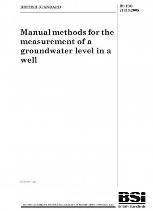 Manuelle Methoden zur Messung des Grundwasserspiegels in einem Brunnen