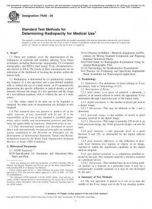 Standardtestmethoden zur Bestimmung der Röntgenopazität für medizinische Zwecke
