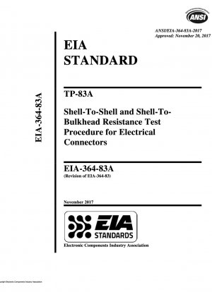 TP-83A Shell-to-Shell- und Shell-to-Schott-Widerstandstestverfahren für elektrische Steckverbinder