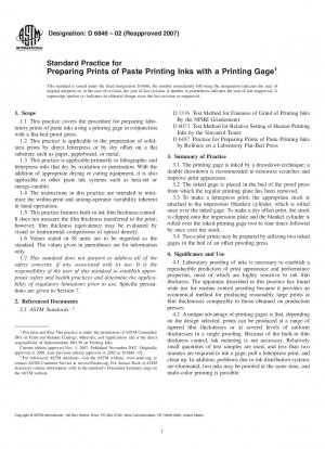 Standardpraxis für die Druckvorbereitung von Pastendruckfarben mit einer Drucklehre