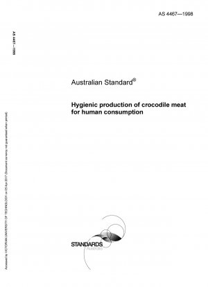 Hygienische Produktion von Krokodilfleisch für den menschlichen Verzehr