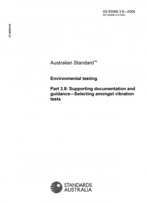Umwelttests – Unterstützende Dokumentation und Anleitung – Auswahl zwischen Vibrationstests