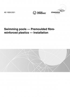 Schwimmbäder – Vorgeformte faserverstärkte Kunststoffe – Installation