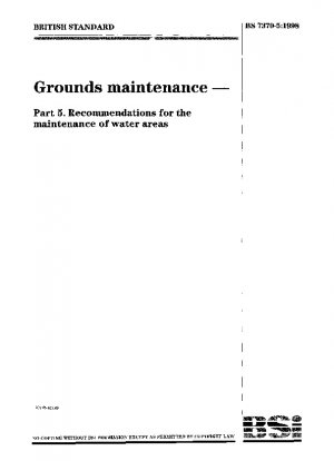 Grünflächenpflege - Empfehlungen für die Pflege von Wasserflächen