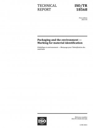 Verpackung und Umwelt – Kennzeichnung zur Materialidentifikation