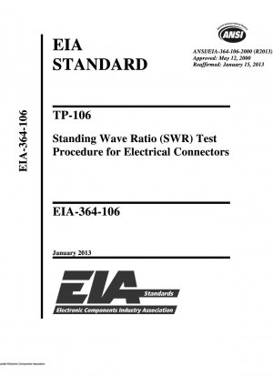 TP-106 Stehwellenverhältnis-Testverfahren (SWR) für elektrische Steckverbinder