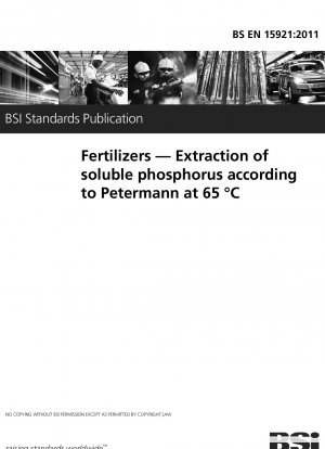 Düngemittel. Extraktion von löslichem Phosphor nach Petermann bei 65 °C
