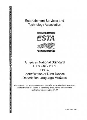 EPI 32, Identifizierung von Entwurfsmodulen für Gerätebeschreibungssprachen