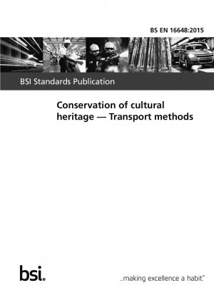 Erhaltung des kulturellen Erbes. Transportmethoden
