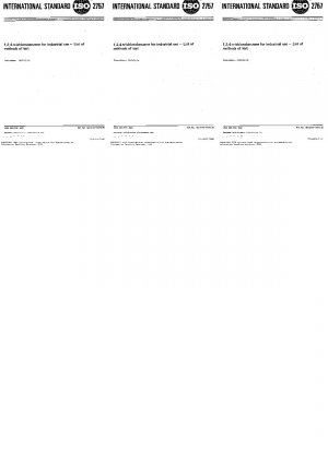 1,2,4-Trichlorbenzol für industrielle Zwecke; Liste der Testmethoden
