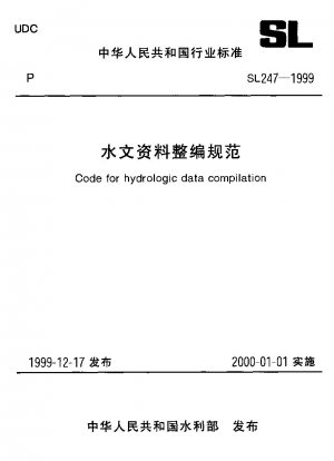 Code für die Zusammenstellung hydrologischer Daten
