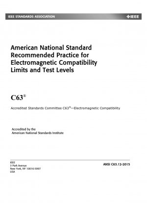 Empfohlene Praxis des American National Standard für Grenzwerte und Teststufen der elektromagnetischen Verträglichkeit – Redline