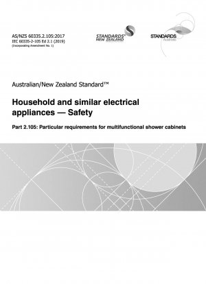 Sicherheit von Haushaltsgeräten und ähnlichen Elektrogeräten, Teil 2.105: Besondere Anforderungen für multifunktionale Duschkabinen