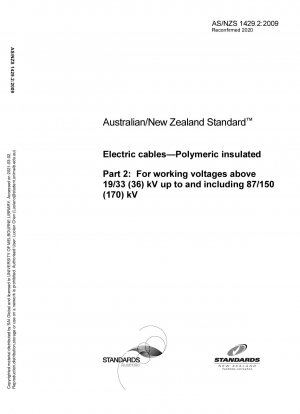Elektrokabel – Polymerisoliert – Für Arbeitsspannungen über 19/33 (36) kV bis einschließlich 76/132 (145) kV