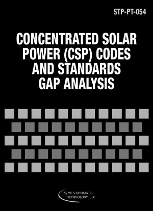 Lückenanalyse der Codes und Standards für konzentrierte Solarenergie (CSP).
