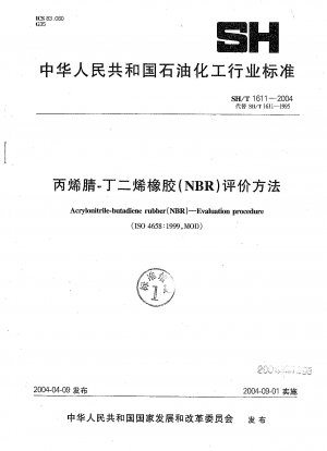 Acrylnitril-Butadien-Kautschuk (NBR) – Bewertungsverfahren