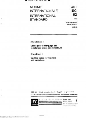 Kennzeichnungscodes für Widerstände und Kondensatoren