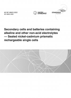 Sekundärzellen und Batterien, die alkalische und andere nicht saure Elektrolyte enthalten – versiegelte, prismatische, wiederaufladbare Nickel-Cadmium-Einzelzellen