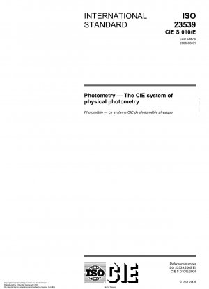 Photometrie – Das CIE-System der physikalischen Photometrie