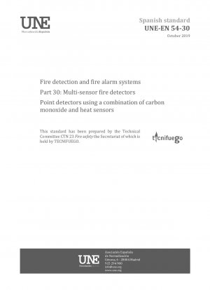 Branderkennungs- und Brandmeldesysteme – Teil 30: Multisensor-Brandmelder – Punktmelder mit einer Kombination aus Kohlenmonoxid- und Wärmesensoren