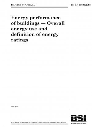 Energieleistung von Gebäuden – Gesamtenergieverbrauch und Definition von Energiebewertungen
