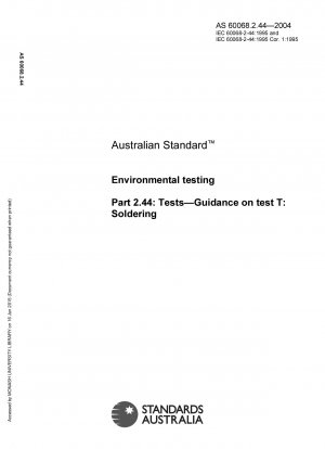 Umwelttests – Tests – Anleitung zum Test T: Löten